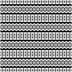 Seamless ethnic pattern color black and white.Can be used in fabric design for clothes, accessories; decorative paper, wrapping, background, wallpaper, Vector illustration.