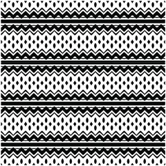 Seamless ethnic pattern color black and white.Can be used in fabric design for clothes, accessories; decorative paper, wrapping, background, wallpaper, Vector illustration.