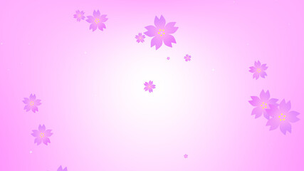 花が舞う背景
Background with flowers