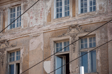 Fototapeta na wymiar Old abandoned villa in Bratislava; Slovakia