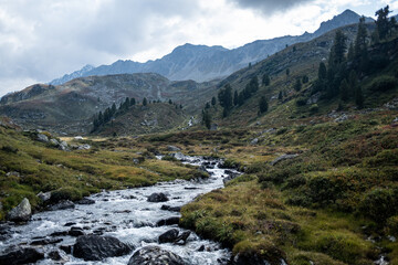 Berglandschaft in den Alpen