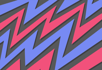 Abstract background with zigzag line pattern 