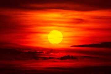 Sun - Fiery Sunset