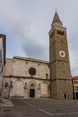 Assumption of Mary Church at Titov Trg square in Koper, Slovenia