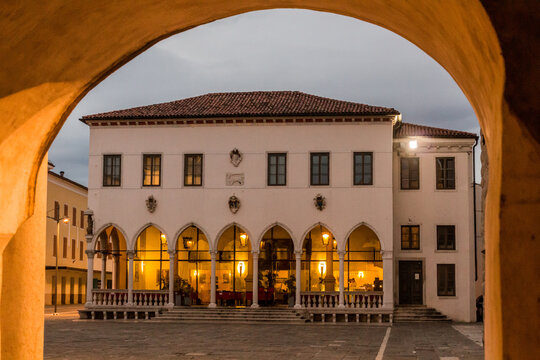Loggia palace at Titov Trg square in Koper, Slovenia