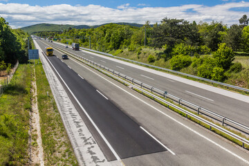 Freeway A1 near Divaca, Slovenia