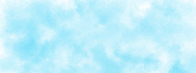 Blue watercolor vector background. Abstract hand paint splash stain backdrop banner. Abstract light blue watercolor for background. 