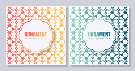 gradation ornament pattern design background