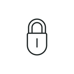 simple vector icon  padlocks editable. isolated on white background. 