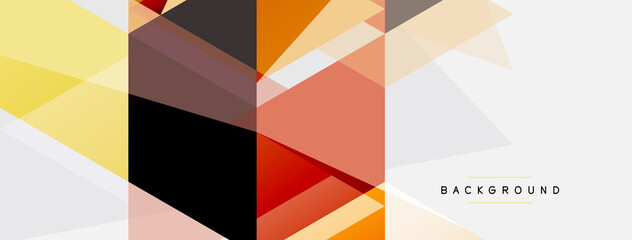 Mosaic triangles geometric background. Techno or business concept, pattern for wallpaper, banner, background, landing page
