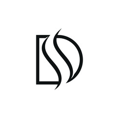 Initials DS Logo Design Inspiration