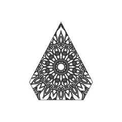 Obraz premium Mandala vector element round ornament decoration