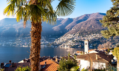 view of Lake Como in Italy