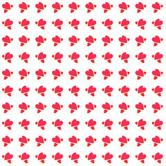 ハートのパターンの背景素材