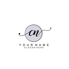 CN initial  Luxury logo design collection
