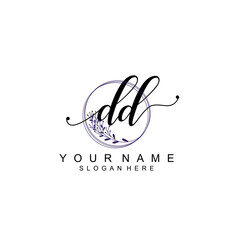 DD initial  Luxury logo design collection
