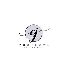 EJ initial  Luxury logo design collection