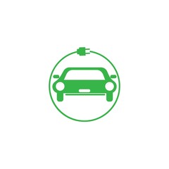 Green car logo vector