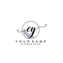 EY initial  Luxury logo design collection