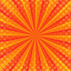 comic zoom pop art starburst background