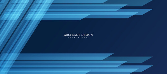 Fototapeta Blue vector background overlap blue layer on blue dark space background for text and message artwork design blue abstract vector technology obraz