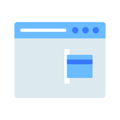 online payment Vector icon which is suitable for commercial work and easily modify or edit it

