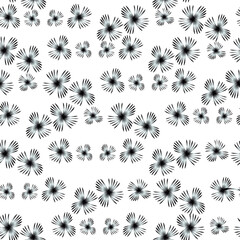 Full Seamless Abstract Floral Pattern in Vector illustration for fashion textile fabric print background