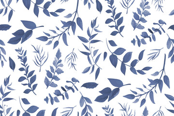 Full Seamless Floral Pattern Vector