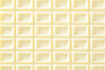 ホワイトチョコレート（白い板チョコの背景）