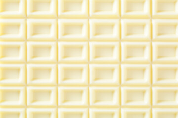 ホワイトチョコレート（白い板チョコの背景）