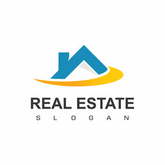 House Logo Template, Real Estate Symbol