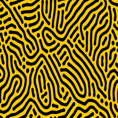 Full seamless geometric mold texture pattern vector for decoration. Monochrome design for textile fabric print and wallpaper. Grunge model for fashion and home design.