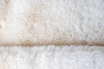 Fototapeta na wymiar Abstract close-up white fur texture background