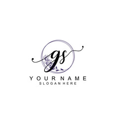 GS initial Luxury logo design collection
