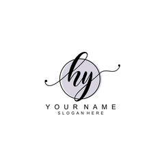 HY initial Luxury logo design collection