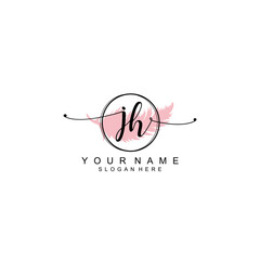 JH initial Luxury logo design collection