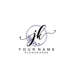 JK initial Luxury logo design collection