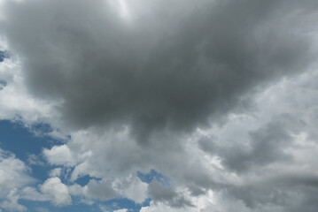 blue sky with cloud closeup