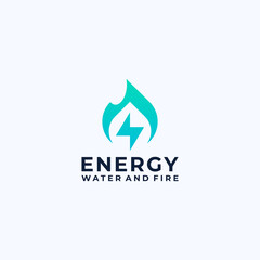 fire energy logo icon