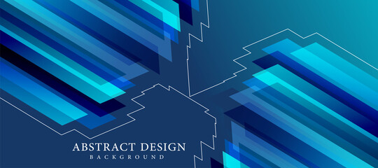 background blue abstract vector pattern geometric graphic design business dynamic banner modern technology concept