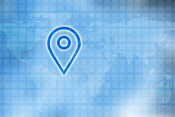 2d rendering navigation background worldmap concept
