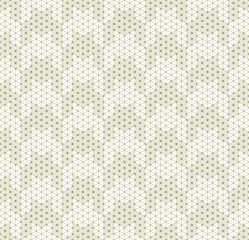 Seamless traditional Japanese ornament Kumiko.Golden color lines.