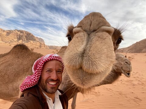 Selfie With Camel (Wadi Rum, Jordan)