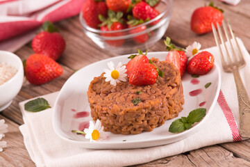 Strawberry risotto.