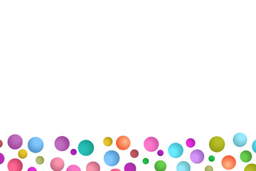 Light multicolor background, colorful vector texture with circles. Splash effect banner. Dotted abstract illustration with blurred drops of rain. Pattern for web page, banner,poster, card