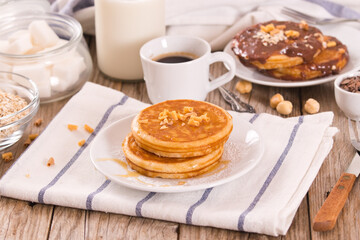 Honey Pancakes.