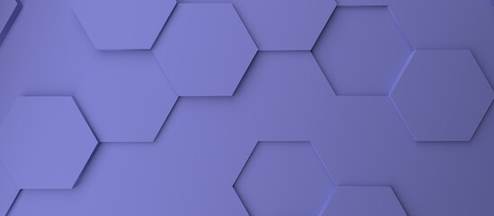 Obraz na płótnie Canvas Abstract modern purple HEX6667AB honeycomb background