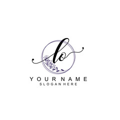 LO initial Luxury logo design collection