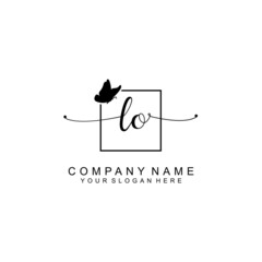 LO initial Luxury logo design collection