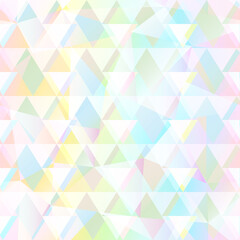 Paster color triangle pattern.